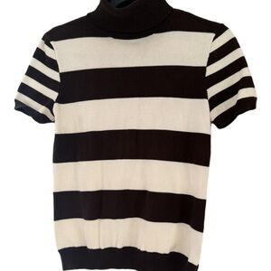 Ralph Lauren Brown and CreamTurtleneck Sweater